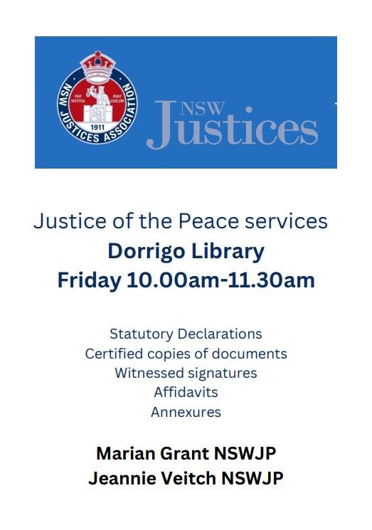dorrigo justice of the peace